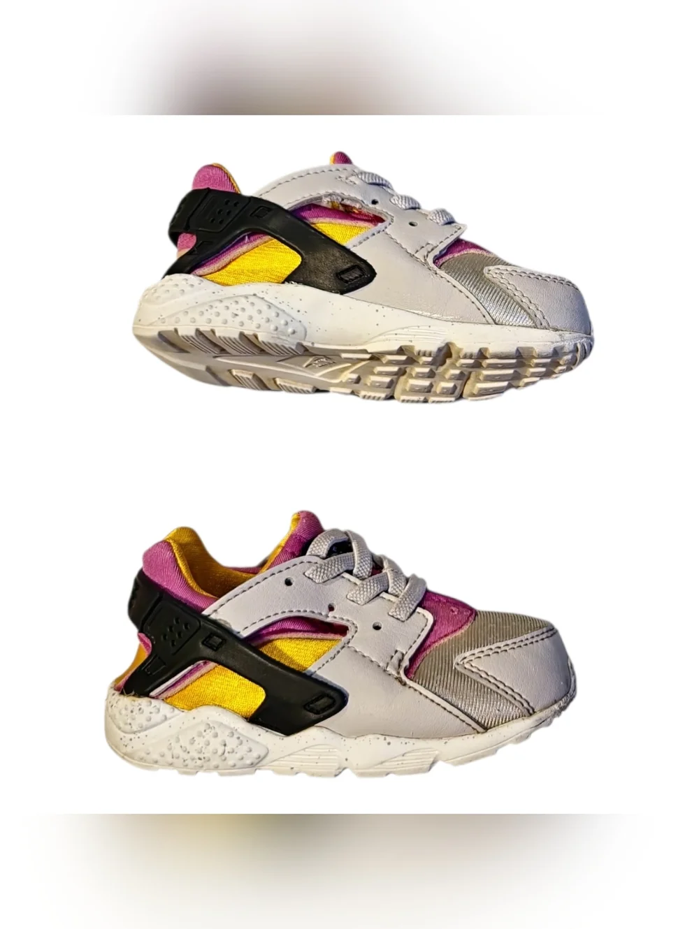 Nike Huarache Run Toddler Girl‎ Little Kid Size 7c Pink White Style : 704950-043